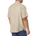 thumbnail image 3 of PFG Tamiami II Short Sleeve Shirt, XL, Fossil, 3 of 9