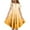 Yellow, variant on Gunia Summer Dresses For Teen Girls Gradient Color Round Neck Flutter Sleeve Tiered A Line Casual Kids Toddler Birthday Party For Holiday Beach Purple Dress For Girls 6-15 Years
