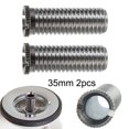 thumbnail image 1 of KERISTY 1/2/5 piezas 35 mm 45 mm colador de fregadero de cocina conector de tornillo roscado, 1 of 4