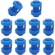 thumbnail image 1 of Accesorio de trampolín 10 piezas tapa de extremo de poste de trampolín para estacas de red de trampolín de 25mm tapas protectoras para barras de red de trampolín azul LingWen 9024735500599, 1 of 1