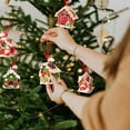 thumbnail image 4 of Christmas Decorations with Light Christmas Tree Hanging Soft Hanging Ornaments 2.87x3.2x2.4”, 4 of 8