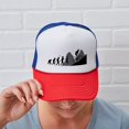 thumbnail image 6 of CafePress - Mountain Biking - Adjustable Unisex Printed Trucker Hat with Mesh Back, 6 of 10