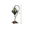 thumbnail image 4 of KusKuus Turkish Mosaic Swan Neck LED Table Lamp SNC2, 4 of 5