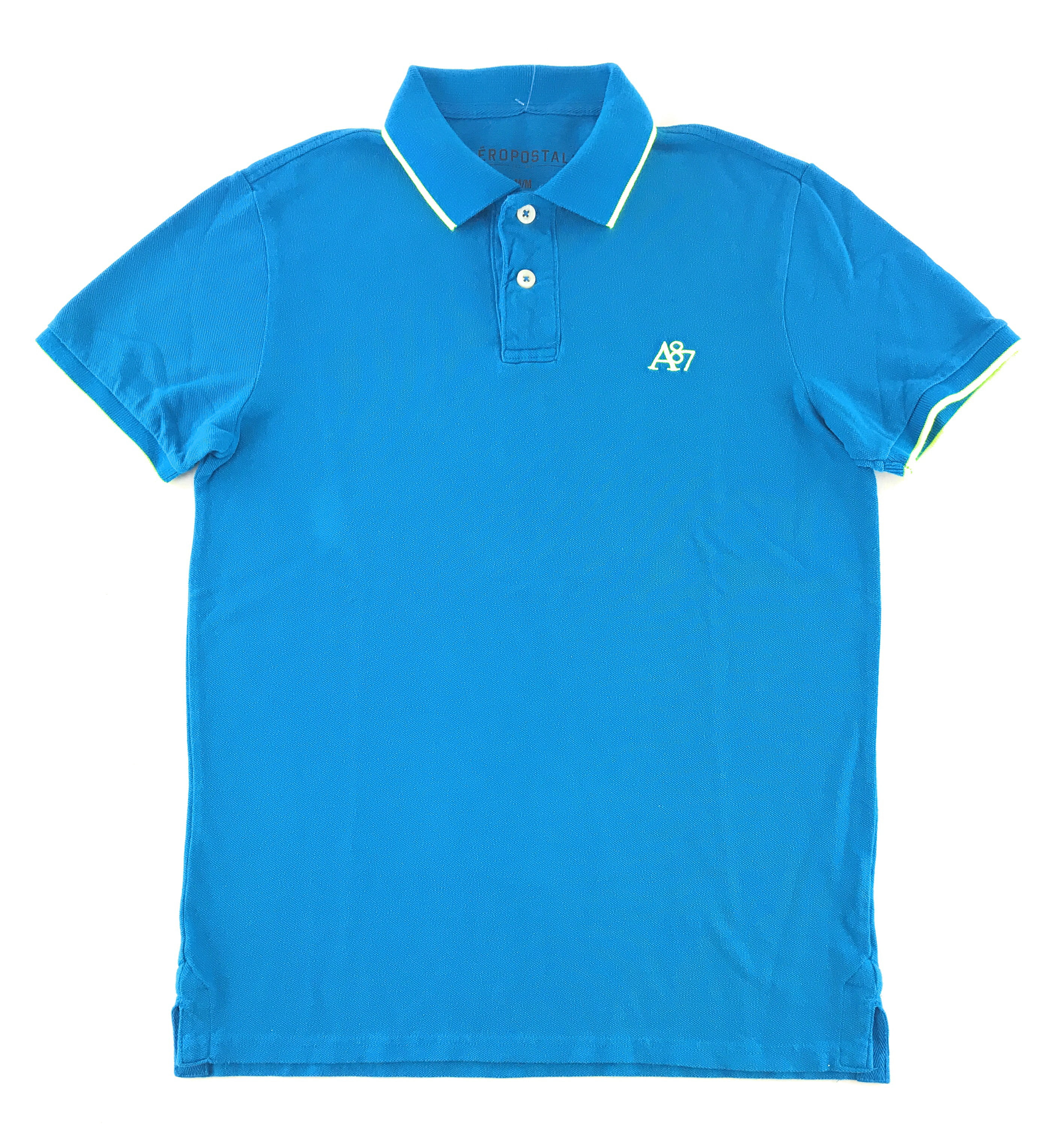 Aeropostale Mens Solid Polo Shirt - Walmart.com