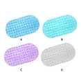 thumbnail image 6 of Washable Bath Mat 26x14 Inches Bathtub Mat Non Slip Shower Mat with Suction Cups and Drain Bath Tube Mat Holes Machine Washable Tub Mat Easy Drain for Tub Elderly Bathroom Purple, 6 of 7