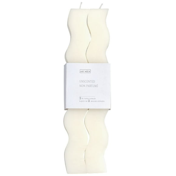 Art Wick 9.3oz Fashion Tapers bundle- White