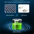 thumbnail image 7 of Wide Brim Solar Fan Outdoor Fishing Hat-Solar & USB Charging, Garden Beach Fisherman Sun Hat, 7 of 7