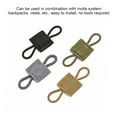 thumbnail image 2 of Ribbon Buckle Hunting Binding Retainer Outdoor Bag Molle Hunting Fixing Accessory Replacement for Molle, Gray, 2 of 9