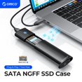 thumbnail image 2 of Carcasa ORICO SSD M.2 SATA NGFF USB 3,1 tipo C, adaptador de carcasa externa de estado sólido de 5Gbps para SSD de 4TB, 2280/2260/2242/2230, 2 of 5