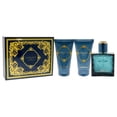 thumbnail image 3 of Perfume EDT de 1.7 oz, Bálsamo para después del afeitado Comfort de 1.7 oz, Gel de ducha vigorizante de 1.7 oz Versace Versace Versace Eros Perfume Set de regalo Caballero 3Pc Set, 3 of 3