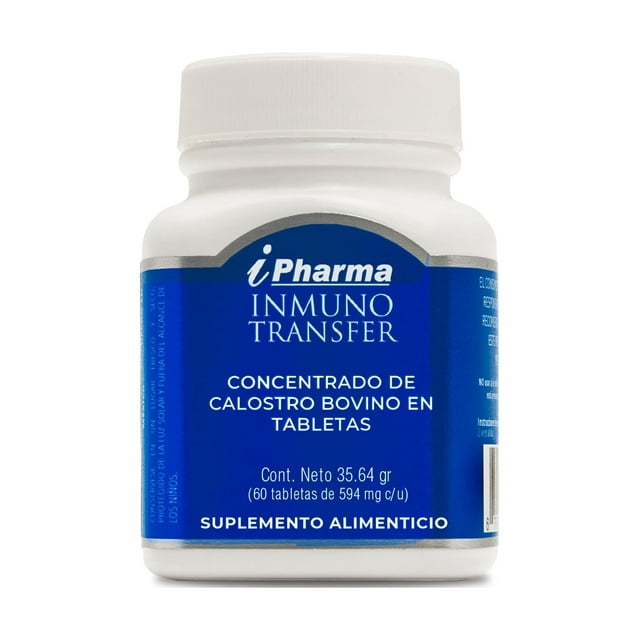 Tabletas Inmuno Transfer Calostro Bovino Concentrado I Pharma