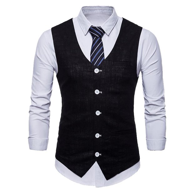 Allthemen Mens Thin Four Seasons Casual Vest zhangyuxiang LED