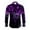 E-500Purple, variant on FAOWME Men's Christmas Shirt Long Sleeved Lapel Buttons Xmas Printed Fashion Comfortable Blouse Tops For Casual Daily Wear Blue L