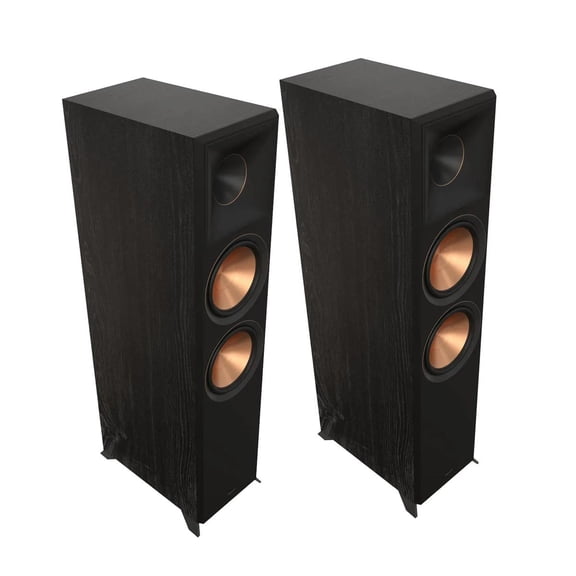 Klipsch RP-8000F II 8" 600W 2.5-Way Floorstanding Speaker, Ebony, Pair