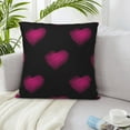 thumbnail image 6 of ZICANCN Pattern Hearts Romance Decorative Throw Pillow Covers, Bed Couch Sofa Decorative Knit Pillow Covers for Living Room Farmhouse, 20"x20", 6 of 8