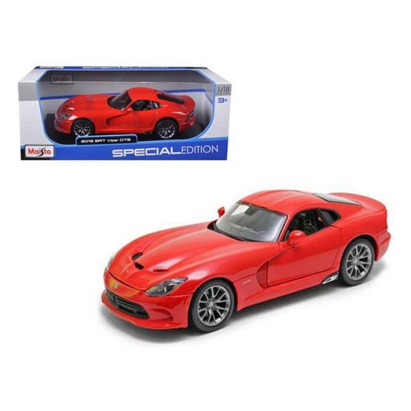 Maisto 2013 Dodge Viper GTS SRT Red 1-18 Diecast Model Car