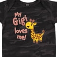 thumbnail image 4 of Inktastic My Gigi Loves Me- Cute Giraffe Boys or Girls Baby Bodysuit, 4 of 5