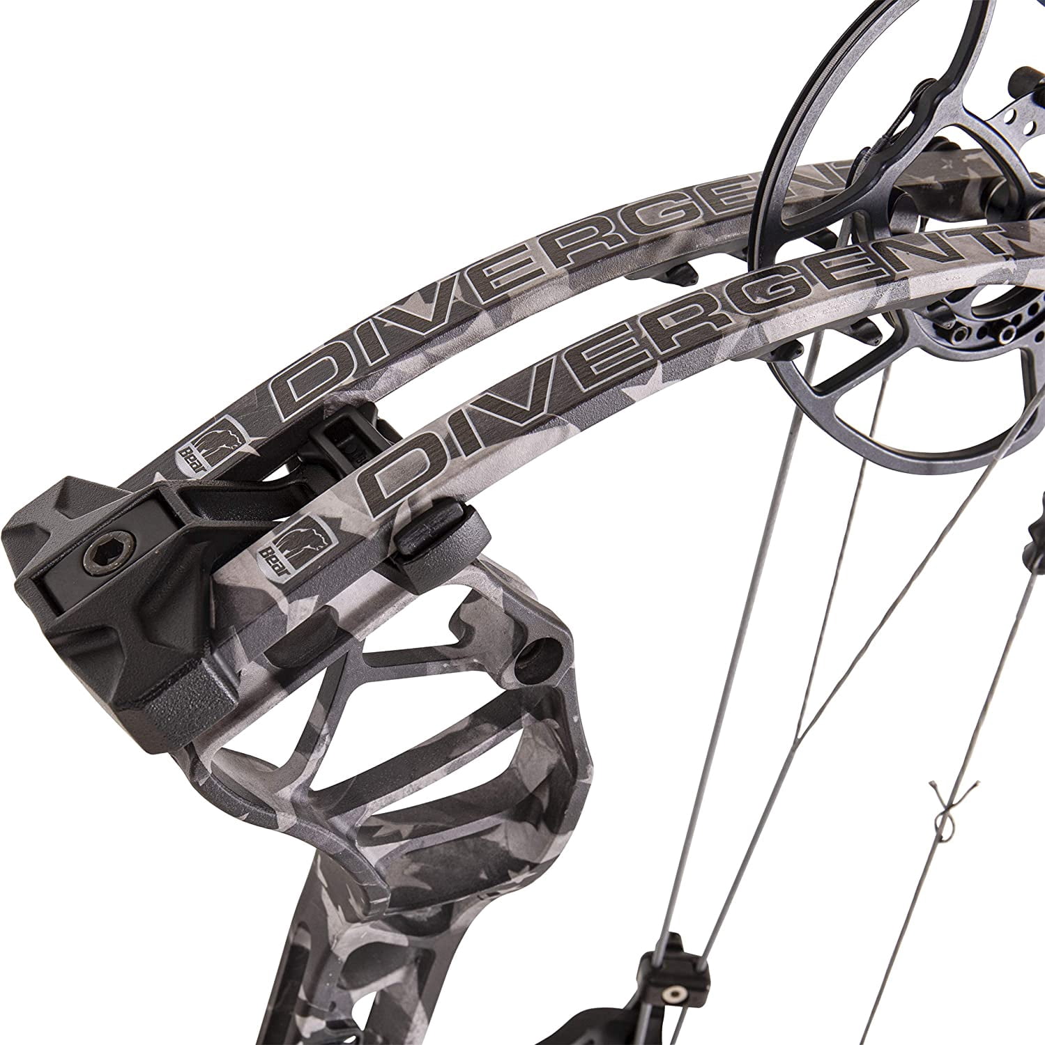 Bear Archery Divergent Compound Bow Rh One Nation Midnight 55-70 Lbs
