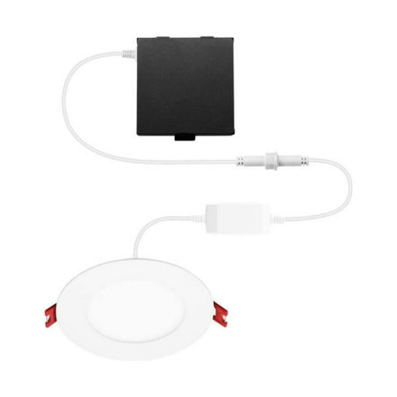 Home Decorators 4 in. Smart HubSpace Selectable CCT Ultra Slim Integrated LED Recessed Light Kit