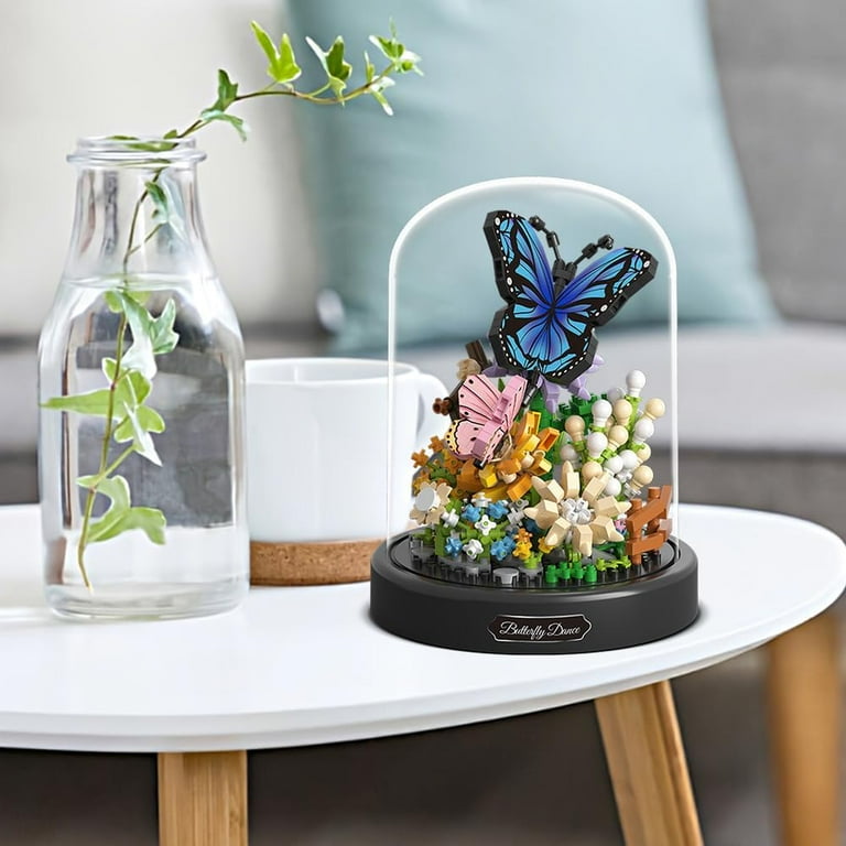 YTIANMI Flower Bouquet Building Set, 530 Pieces Micro Bricks