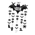 thumbnail image 4 of Adorno colgante de murciélagos de Halloween, diseño de escena, accesorios de fiesta espeluznantes, colgante para decoración de balcón, pared, ,, 4 of 9