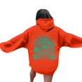 thumbnail image 1 of Sudadera con capucha Gotyou Pink Palm Puff Azul Mujer Manga Larga Naranja M, 1 of 3