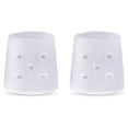 thumbnail image 4 of 2 PCS Protector Del Dedo Del Pie Cubierto La Punta Silicona Transparente Las Puntas Los Pies Transpirables (XS), 4 of 4