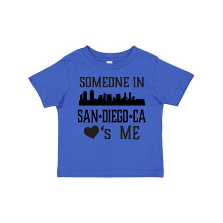 

Inktastic San Diego California Someone Loves Me Skyline Gift Toddler Boy or Toddler Girl T-Shirt