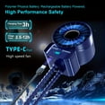 thumbnail image 4 of Teddy Run Multi-functional Portable Baby Stroller Fan, 4-speed settings, high speed 6600 rpm, USB charging, extendable tripod, suitable for use on desks, baby strollers, treadmills and bicycles, 4 of 5