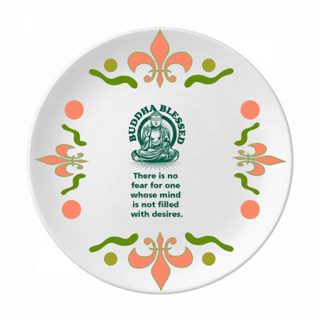 

Desire Fear Influence Overflow Flower Ceramics Plate Tableware Dinner Dish