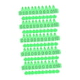 thumbnail image 3 of 100 etiquetas de identificación para orejas de ganado, suministros agrícolas, etiquetas de identificación prácticas para orejas, etiquetas de Verde, 3 of 8