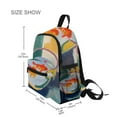thumbnail image 3 of FORMRS School Backpack with Front Zippered Pocket 12" Student Travel Daypack, Goldfish Bowl, 3 of 6