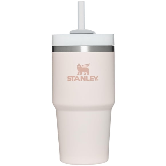 Vaso STANLEY The Quencher H2.0 FlowState de 600 ml, cuarzo rosa