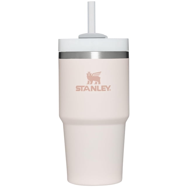 Vaso STANLEY The Quencher H2.0 FlowState de 600 ml, cuarzo rosa