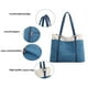 thumbnail image 3 of Bolso de mano para ordenador portátil para mujer, bolso de lona, bolso de hombro, bolso de tela de Color sólido para mujer con bolso de lona para mujer, 3 of 6