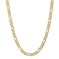 thumbnail image 1 of 14k 6.75mm Concave Open Figaro Chain in 14k Yellow Gold, 1 of 3