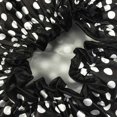 thumbnail image 4 of Wrapables® Trendy Satin Shower Cap, Black and White Dots, 4 of 4