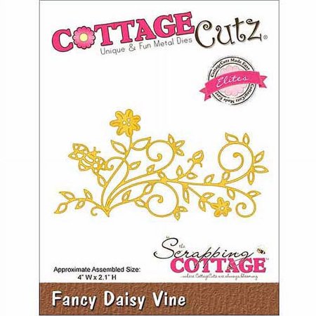 CottageCutz Elites Die - Fancy Daisy Vine