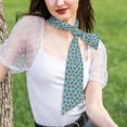 thumbnail image 4 of Wukai Turtle Print Hair Scarf for Women Fashion Silky Satin Headscarf Wrap Breathable Lightweight Neck Scarves For Handbag Accessories, 4 of 6