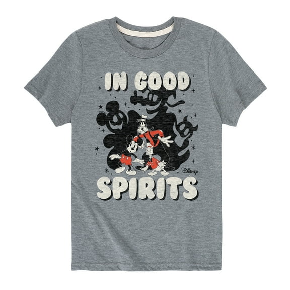Mickey & Friends - In Good Spirits - Toddler And Youth Short Sleeve Graphic T-Shirt