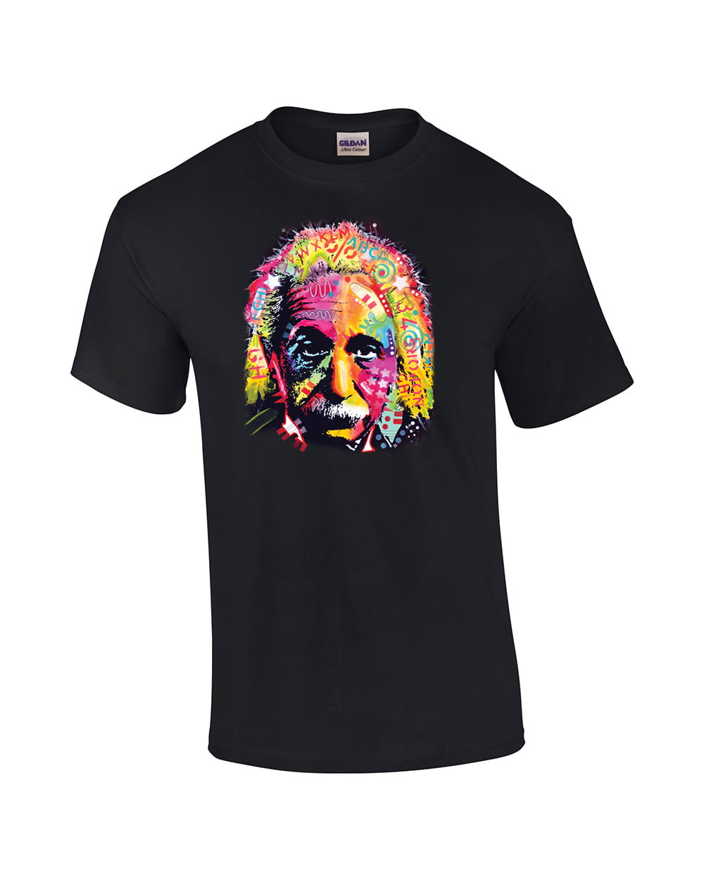 Einstein Neon Graphic T Shirt Academic College Artist Mens Small to 6XL Big Tall 