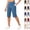 07# Royal Blue, variant on Women's Bermuda Long Shorts 14" Knee Length Capris with Pockets High Waisted Athletic Casual Shorts for Women Light Gray XXL