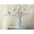 thumbnail image 2 of Purinton, Julia 14x12 White Modern Wood Framed Museum Art Print Titled - Cotton Bouquet, 2 of 4