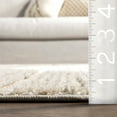 thumbnail image 3 of nuLOOM Sherley Stacked Diamond Tassel Area Rug, 7' 10" x 10', Beige, 3 of 9