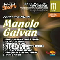 Karaoke Latin Stars 171 Manolo Galvan