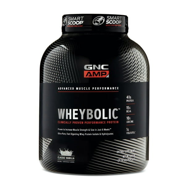 Gnc Amp Wheybolic Whey Protein Powder Classic Vanilla 33