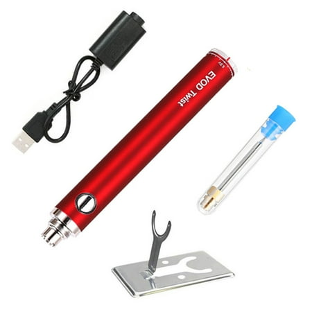 

5V 8W Electric Soldering Iron Safe Portable Heat Resistant Mini Electric Welding Tool for Welding Circuit Board Appliance Repair Red