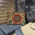 thumbnail image 3 of Outdoor Pillow In Sunflower Pattern, 3 of 4