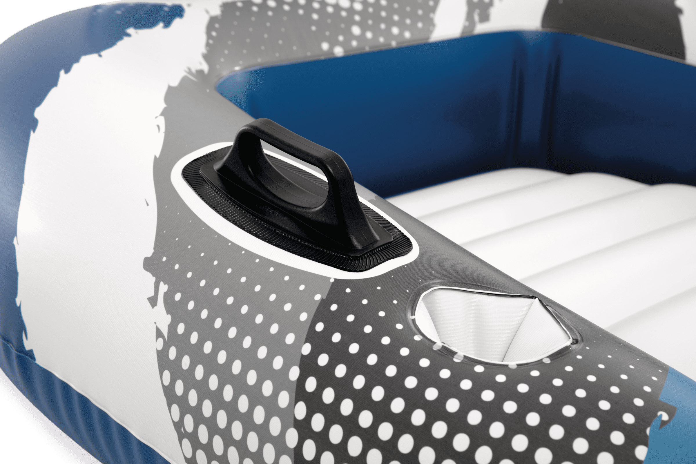 (5 pack) Intex River Run Lounge - Inflatable Floating Water Seat with Quick Connects - River Lake Pool