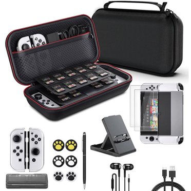 16 in 1 Nintendo Switch OLED Case Bundle, Includes Switch OLED Carrying ...